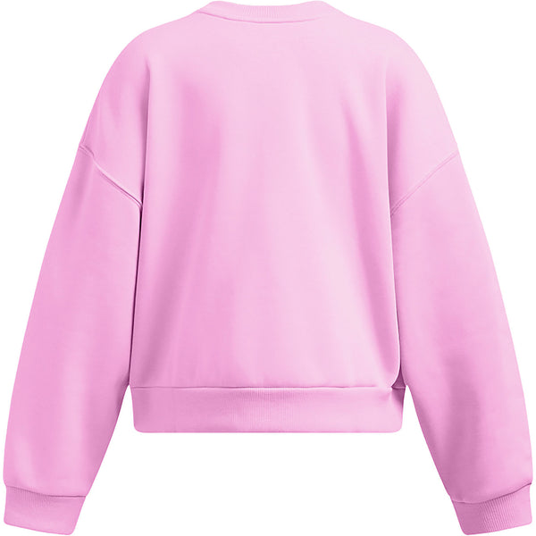 Under Armour Girls' Rival Fleece Oversize Crew Sweatshirt