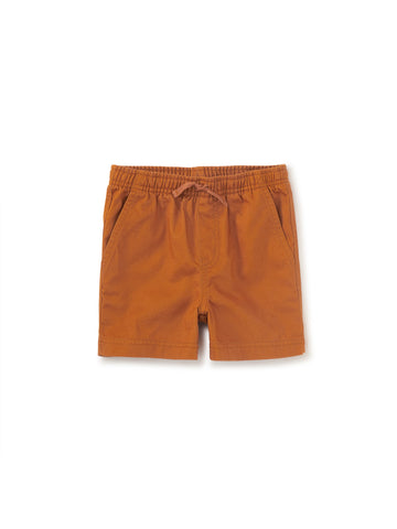 Twill Sport Shorts-Nugget