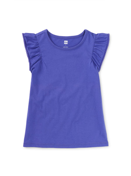 Pom-Pom Flutter Top-Han Purple