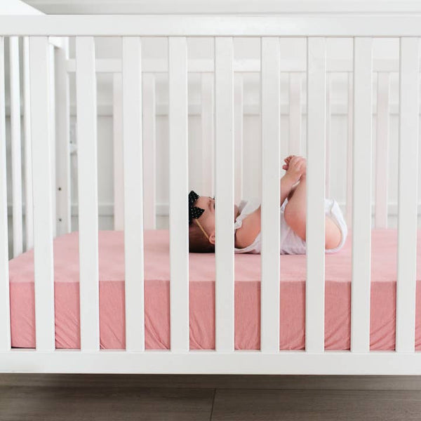 Premium Knit Fitted Crib Sheet - Darling