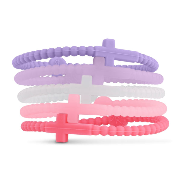 Jesus Bracelets (Silicone Cross Bracelets)-5 Packs