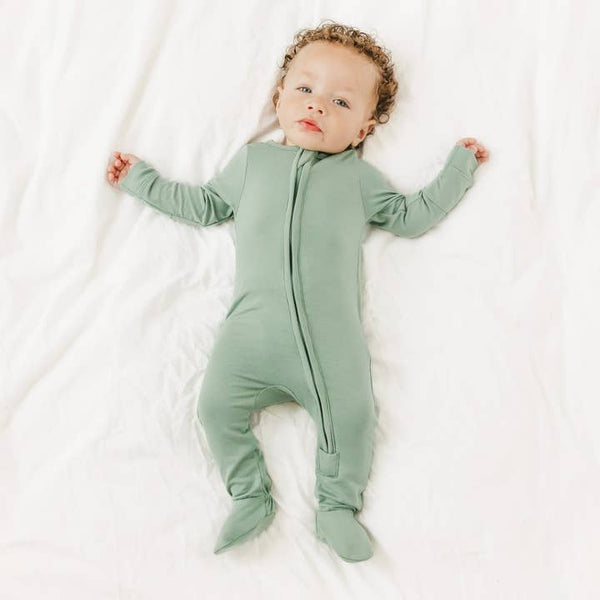 Zip-Up Footie Pajama - Briar