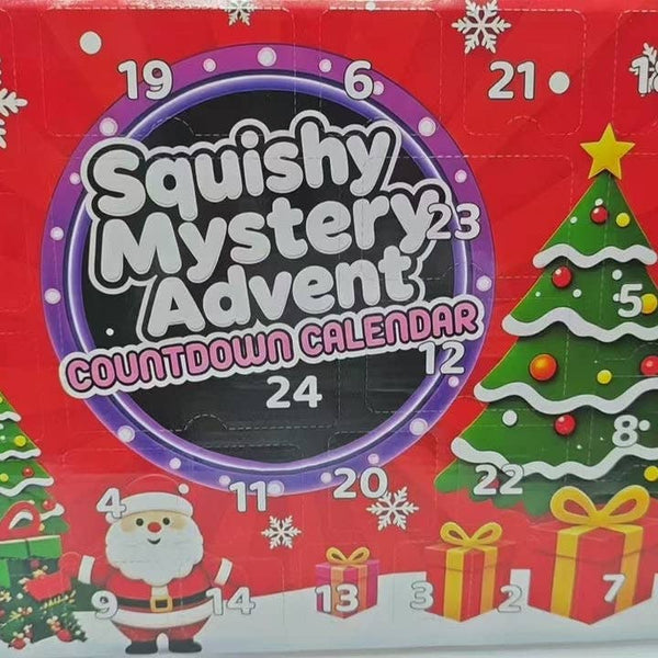 Squishy Advent Calendar - 24 Day Christmas Countdown