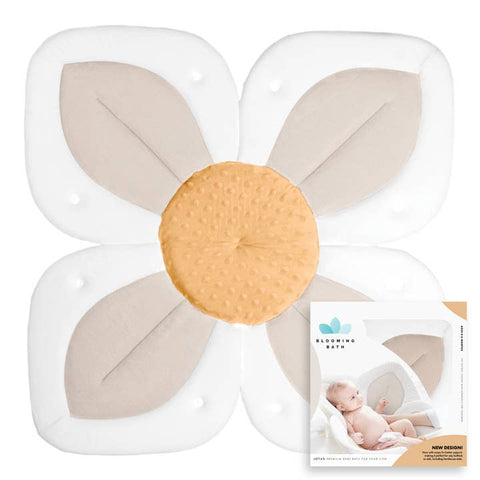 Lotus with Button Snaps-White/Cream/Honey