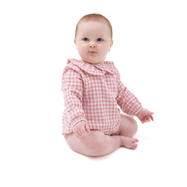 Rose Pink Plaid Bubble