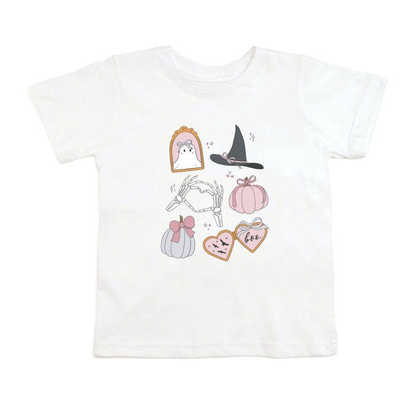 Spooky Girlie Halloween Short Sleeve T-Shirt