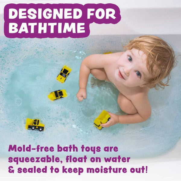 Construction Trucks Mold Free Bath Toys