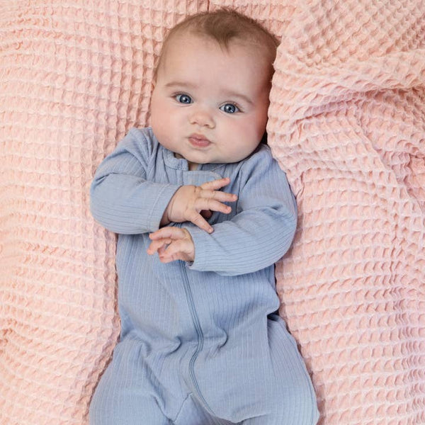 BT Waffle Baby Blanket - Blush