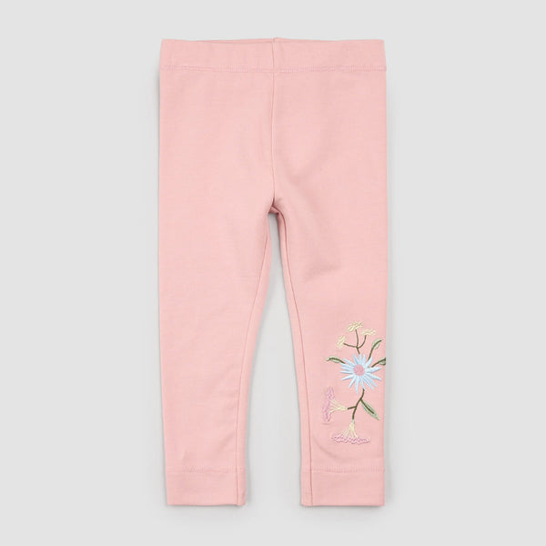 Pink Floral Embroidery Set