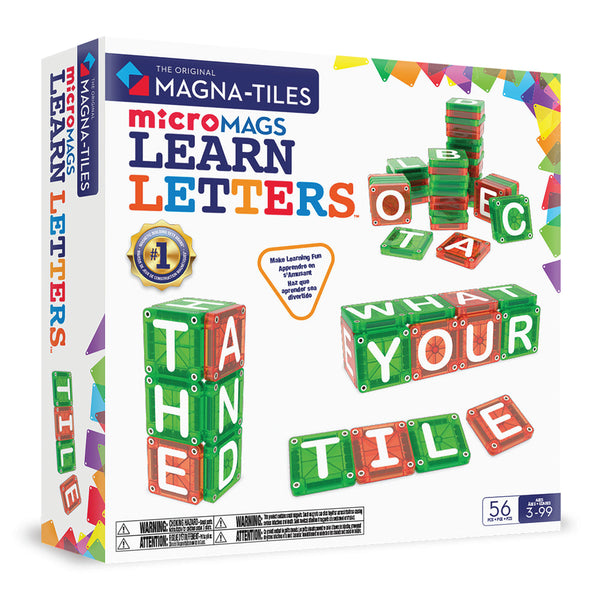Magna-Tiles microMAGS  LEARN Letters™ 56 Piece Set