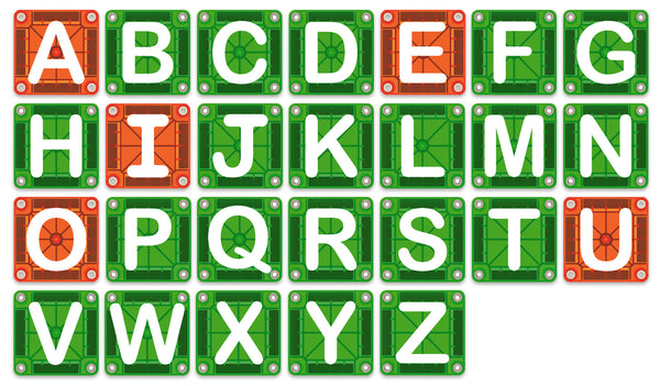 Magna-Tiles microMAGS  LEARN Letters™ 56 Piece Set