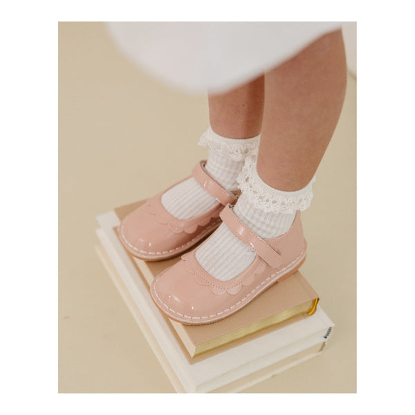 Patent Pale Rose Violette Mary Jane
