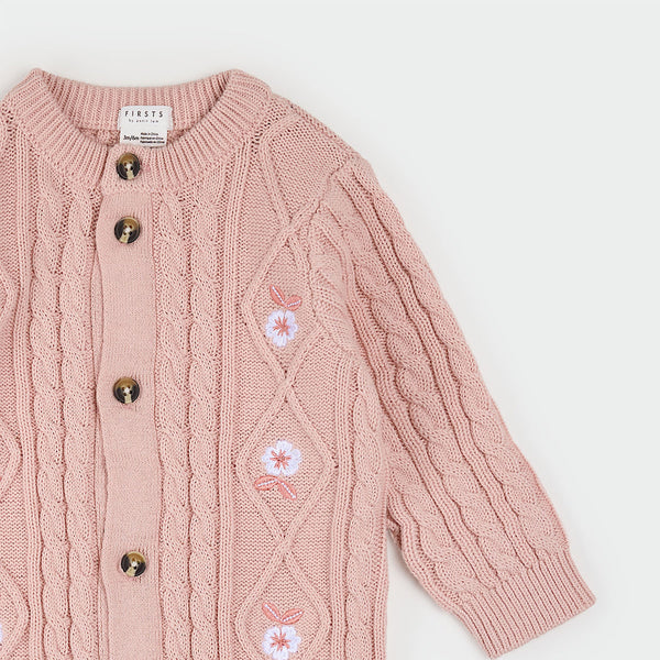 Farm Floral Sweater Knit Playsuit