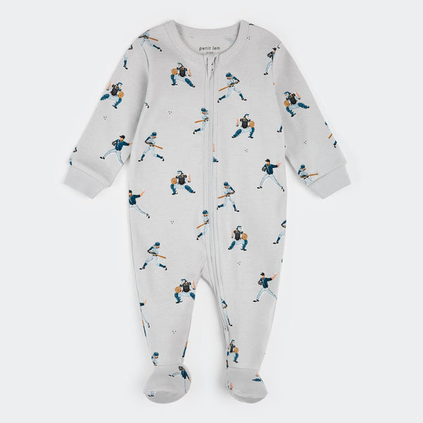 Baseball Player Print on Lunar Rock Sleeper