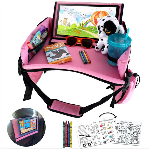 Kids Travel Tray - Pink