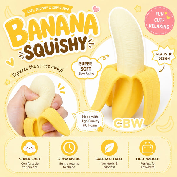 Banana Squishies Toy