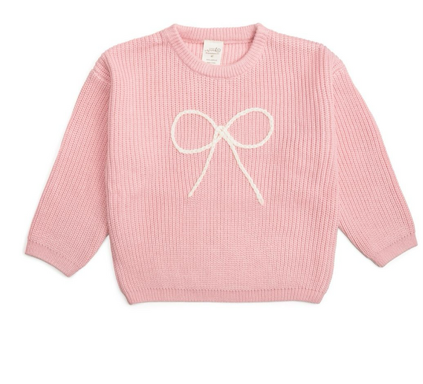 Bow Yarn Knit Sweater