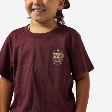 Horseshoe Maroon Tee