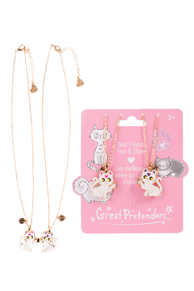 GP Smitten Kitten Tear & Share Necklaces 2pc- 86176