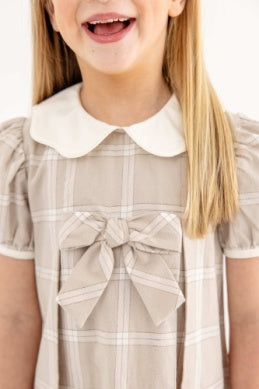 Francene Frock Thompson Park Plaid/Palmetto Pearl