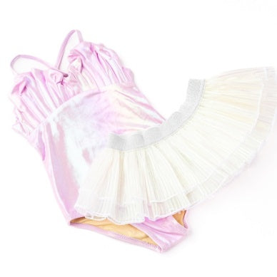 Lilac Metallic One Piece and Tutu