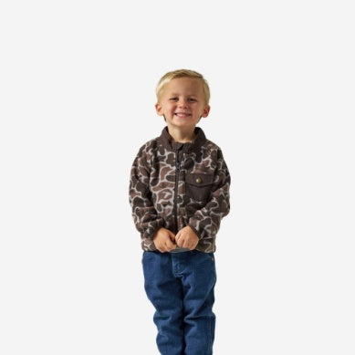Mallard Mayhem Camo Micro Fleece Zip Up