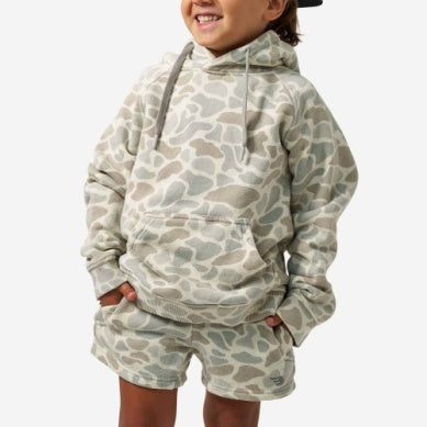 Classic Deer Camo Vintage Washed Hoodie