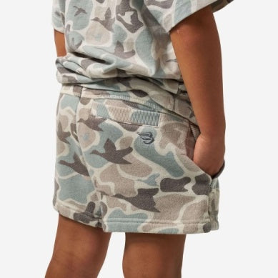 Mallard Mayhem Camo Vintage Washed Short