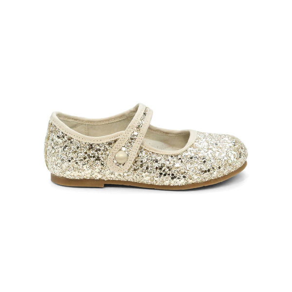 Glitter Light Gold Renata Flat