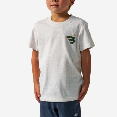 Duck Flying B Green Logo Short Sleeve Tee