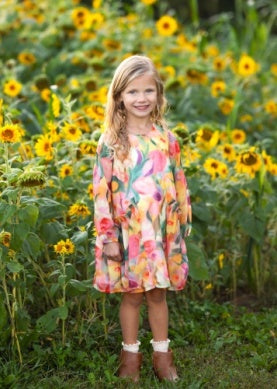 Watercolor Whimsy Dress