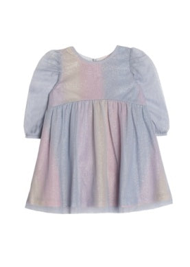 Phoenix Soft Tulle & Sparkling Knit Dress