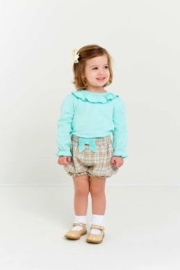 Natalie Knickers Henry Clay Houndstooth Edisto Egg Blue
