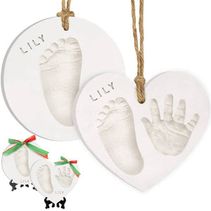 Adore Baby Handprint Keepsake Ornament (Glaze)