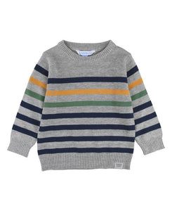 Levi Stripe Crew Neck Sweater