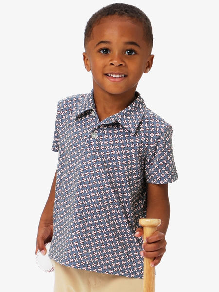 Home Run Knit Short Sleeve Performance Polo