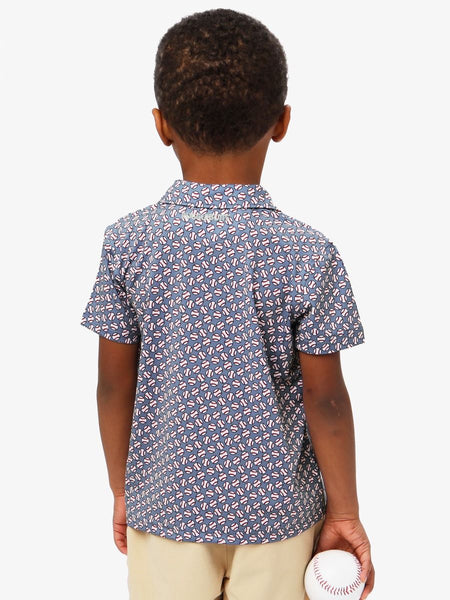 Home Run Knit Short Sleeve Performance Polo
