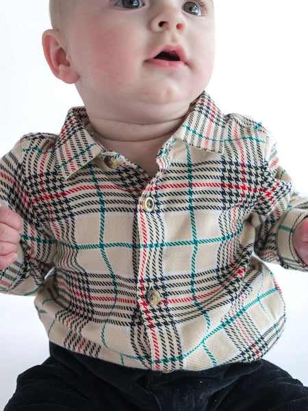 Tannen Long Sleeve Button Down Bodysuit