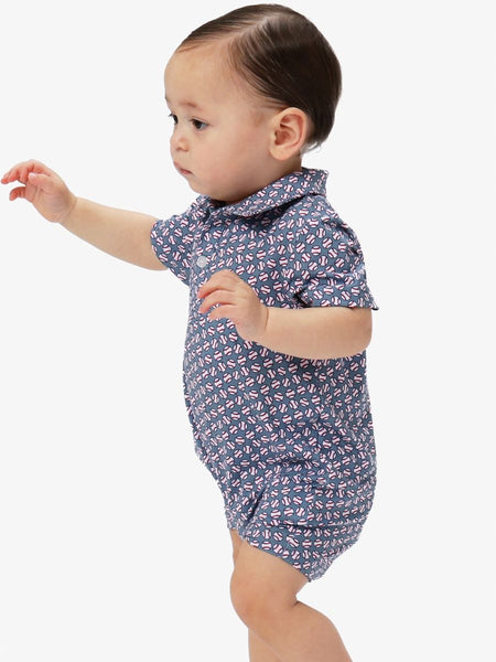 Home Run Performance Polo Romper