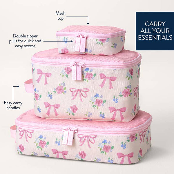 Pack Like A Boss Packing Cubes  - Ribbons + Roses