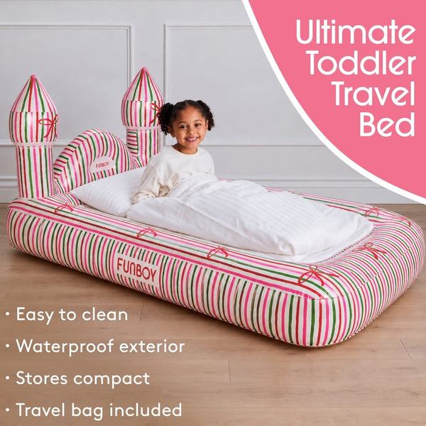 Kids Striped Castle Air Mattress