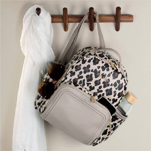 Leopard Itzy Mini Plus Backpack Diaper Bag