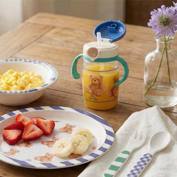 Itzy Sips™ - Straw Cup with Snap-Close Lid - Bear