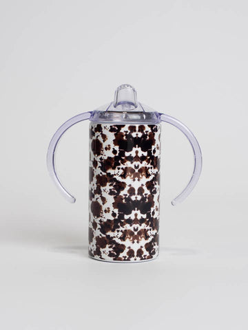 Cow Print Sippy Cup