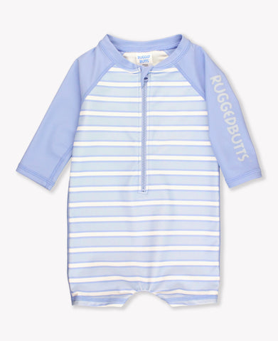 Boys' Logo Long Sleeve One Piece Rash Guard