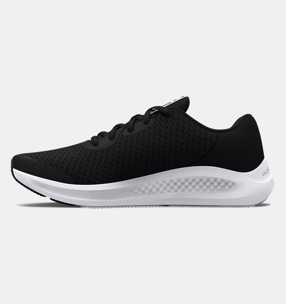 UA Charged Pursuit 3 Running Shoes- Black/White