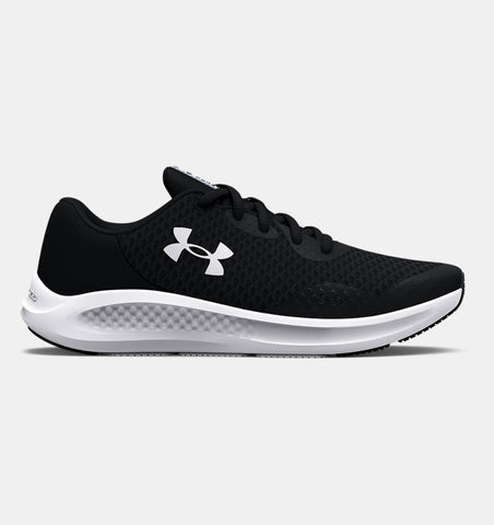 UA Charged Pursuit 3 Running Shoes- Black/White