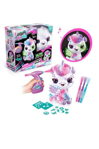 Airbrush Plush Glow in the Dark- Magic Unicorn Kit