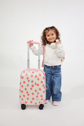 Itzy Explorer™ Suitcase - Strawberries + Cream