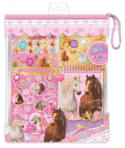 Hot Focus Rosey Horse 3D Puffy Sticker Portfolio